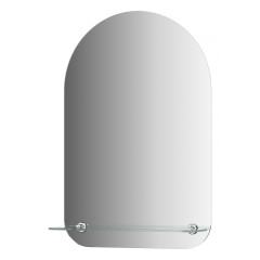 Зеркало настенное с полочкой Optima EVOFORM 40х60 см, BY 0508