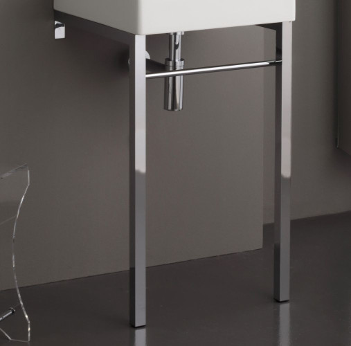 Stil Haus INOX, настенная металлическая консоль с полотенцедержателем, цвет хром