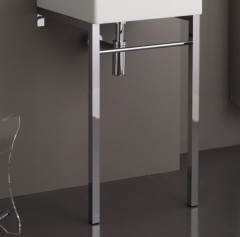 Stil Haus INOX, настенная металлическая консоль с полотенцедержателем, цвет хром