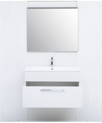 Зеркало De Aqua Сильвер 9075 серебро (без фацета)