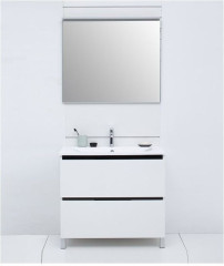 Зеркало De Aqua Сильвер 9075 серебро (без фацета)