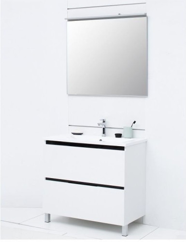 Зеркало De Aqua Сильвер 9075 серебро (без фацета)