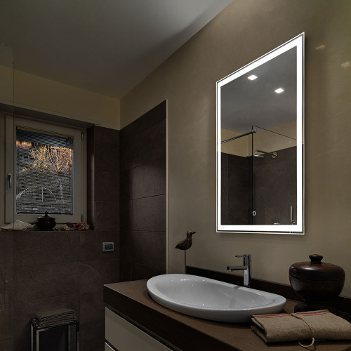 Riga 600х800 - 2 (подогрев, сенсорный выключатель) зеркало