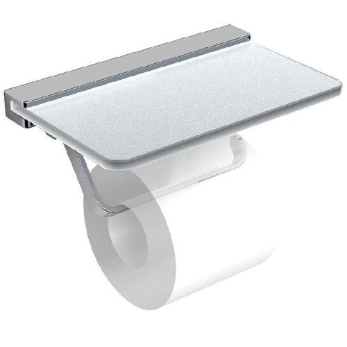 Держатель туалетной бумаги Langberger 32041B с полкой