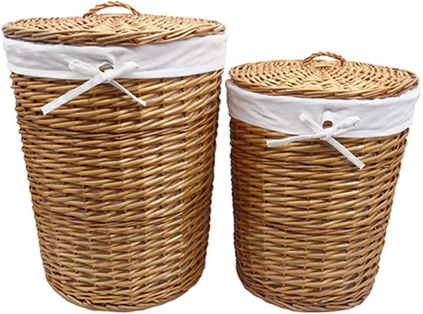 Корзина для белья WasserKRAFT Leine 45x45x56 WB-350-L с крышкой