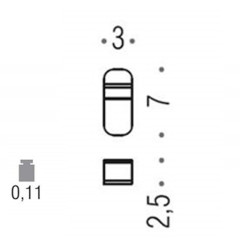 Крючок Colombo Design Over GM17.satin