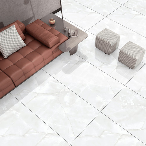 Плитка керамогранитная AZARIO SKY WHITE 60х120 Glossy (P3211112137G)