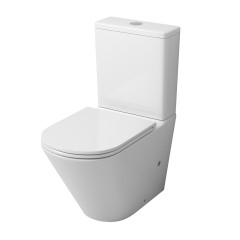 Унитаз Grossman GR-4449S (670*380*850) напольный БЕЗОБОДКОВЫЙ с тонкой крышкой