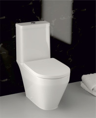 Унитаз-компакт КЕРАМИН Бари R микролифт Дуал белый 