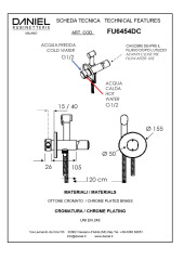Daniel Fusion, гигиенический душ со смесителем на хол./гор. воду, цвет графит