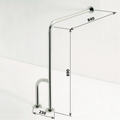 Поручень для ванной Bemeta Help 301112131