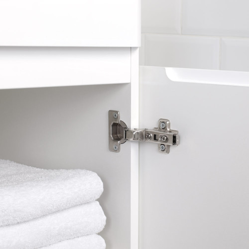 Комплект тумба напольная Итана Roberto 70 (700х453х850) с раковиной Adel 70, белый глянец (315239)