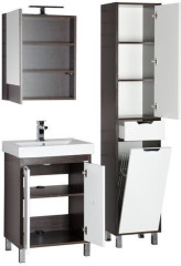 Мебель для ванной Aquanet Гретта 60 венге (камерино 2 дверцы)