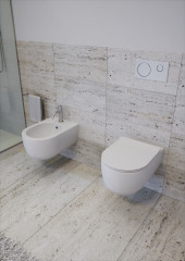 Olympia Milady, подвесное биде c крепежом, 52x37 см, цвет белый глянцевый