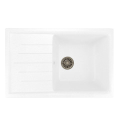 Мойка из искусственного мрамора MIXLINE ML-GM19 49,5x75 (532400)