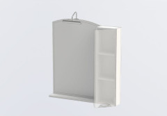 Зеркало-шкаф Aquanet Асти 85 белый