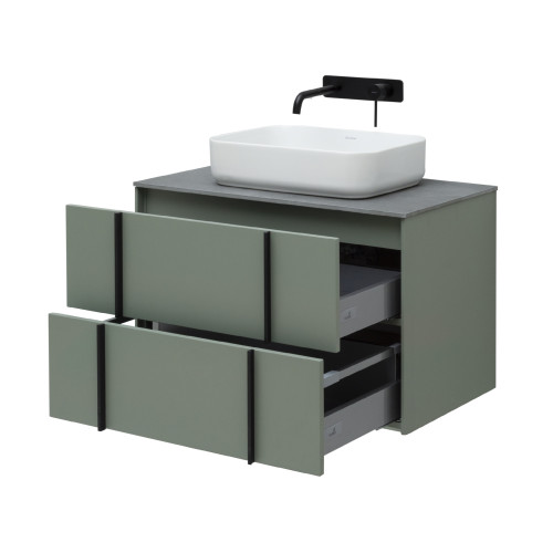 Тумба под раковину Allen Brau Reality 1.32005.CGM 80 cement grey matt