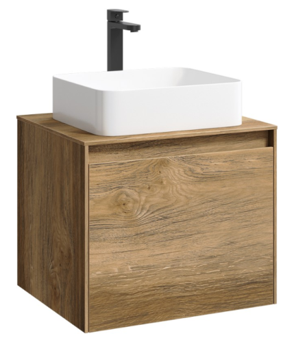 Подвесная тумба 60 см Aqwella MOB0106DB+MOB0706DB