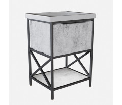 Тумба под раковину Фостер 60 MIXLINE Бруклин-60 бетон (543948)