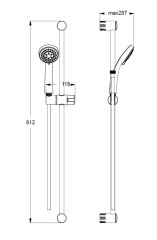 Душевой набор Vidima SEVAJET M3 (BA190AA)