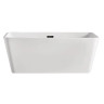Ванна акриловая Azario LINCOLN 1600х800х580, свободностоящая, в комплекте с сифоном и металлической рамой (LIN16080)