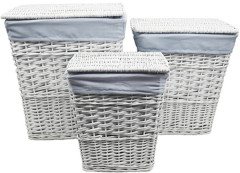 Корзина для белья WasserKRAFT Lippe 35x23x43 WB-450-S с крышкой