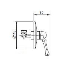 Смеситель Bugnatese Denver 6430