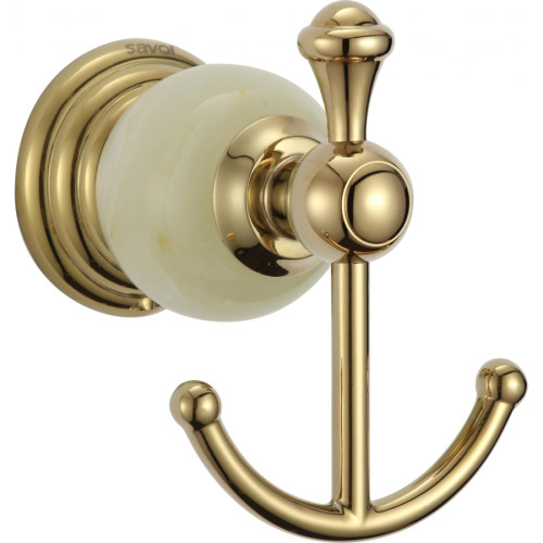 Крючок двойной S-05754B Savol золото