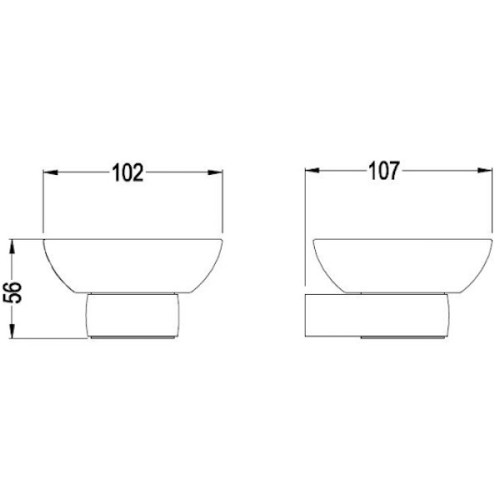 Мыльница настенная Schein Elite 7057003