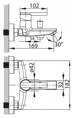 Смеситель Milardo Magellan MAGSB00M02