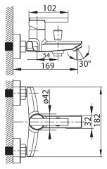 Смеситель Milardo Magellan MAGSB00M02