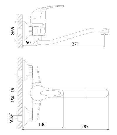 Смеситель Rossinka C40-24