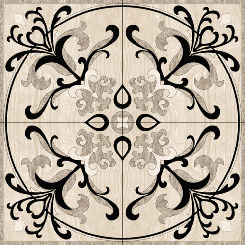 Ruskin Roseton Gris 120x120 (60x60x4)