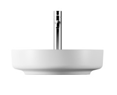 Alice Form, накладная круглая раковина Ø45х12h см, цвет белый глянцевый