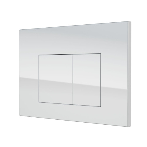 Кнопка смыва OWL1975 Nikel Ceramic White  для инсталляции Hasvik (Хасвик), ABS пластик