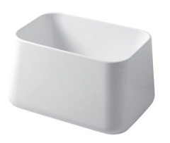 Disegno ceramica Catino, накладная прямоугольная раковина 60х42хh35 см, цвет белый глянцевый