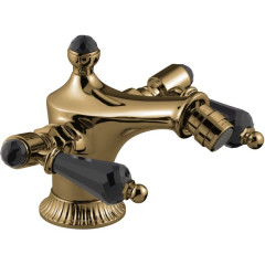 Emmevi The One, смеситель для биде. Черные кристаллы Swarovski, цвет бронза