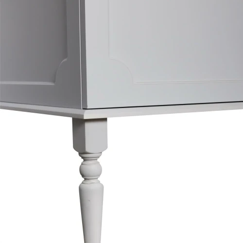 Зеркало Atoll Ренессанс (овал) светло-серый