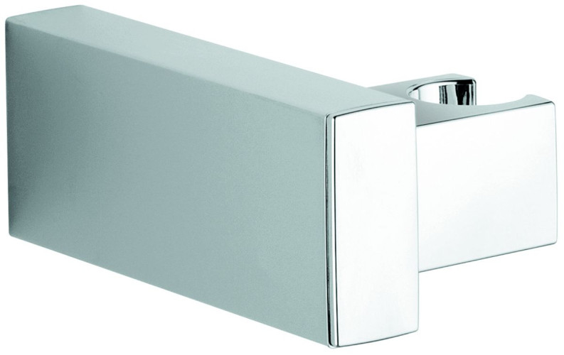 Emmevi, квадратный регулируемый держатель для ручного душа, цвет хром