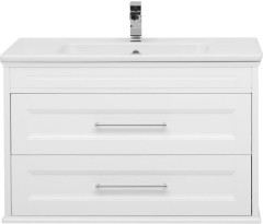 Тумба с раковиной Aquanet Бостон 100 белый