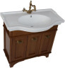 Тумба с раковиной Aquanet Николь 90 орех