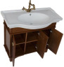Тумба с раковиной Aquanet Николь 90 орех