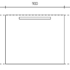 Зеркало Scavolini Bright 90 32000373 с подсветкой