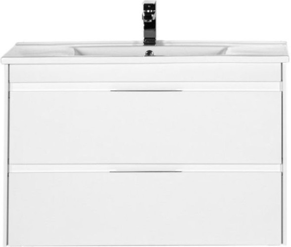 Тумба с раковиной Aquanet Тулон 100 белый