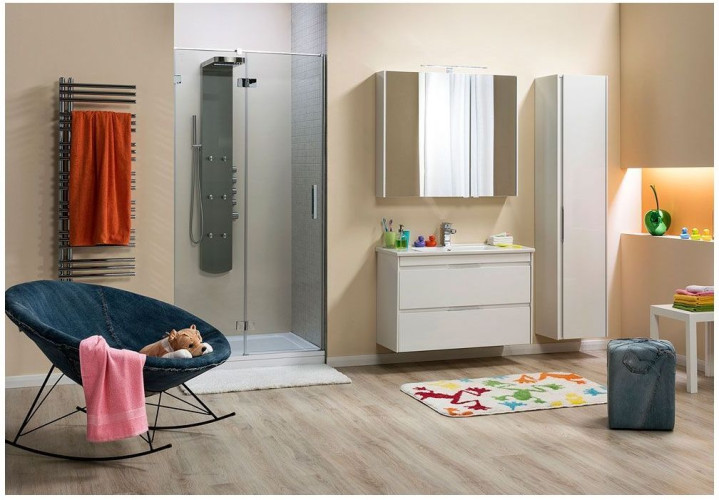 Тумба с раковиной Aquanet Тулон 100 белый