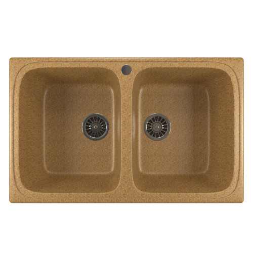 Мойка из искусственного мрамора MIXLINE ML-GM23 49,5x77,5 (525184)