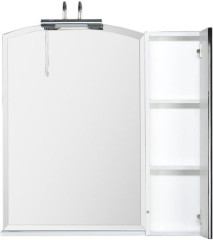 Зеркало-шкаф Aquanet Асти 85 черный