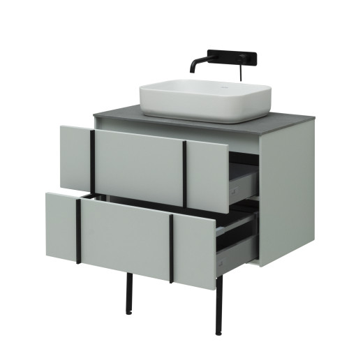 Тумба под раковину Allen Brau Reality 1.32005.PWM 80 рapyrus white matt