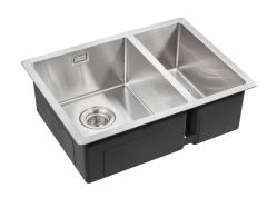 Мойка нерж. сталь Paulmark AISI304 ANNEX, PM545944-BSL, брашированная нерж.сталь, левая, 590х440мм, Paulmark