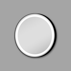 Xpertials OLEKR, зеркало 60 см, LED свет, вкл/выкл с диммером, антизапотевание, профиль черный матовый